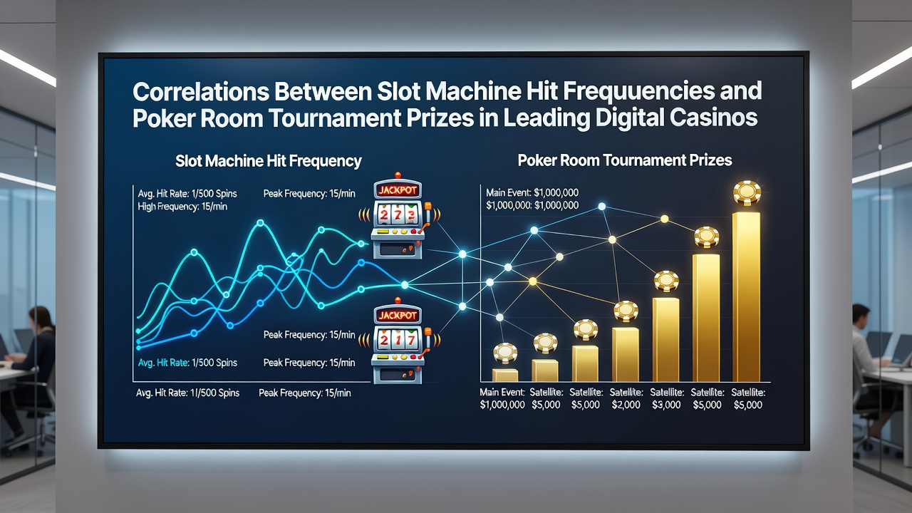 Comparison table of slot hit frequencies and poker tournament prize distributions across leading digital casino platforms
