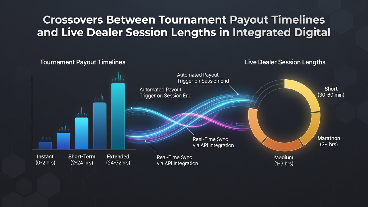 Live dealer table with overlaid tournament payout notification on a digital platform