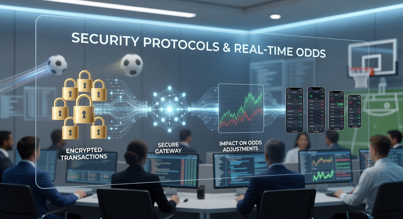 Mobile sports betting interface displaying real-time odds adjustments secured by encryption layers